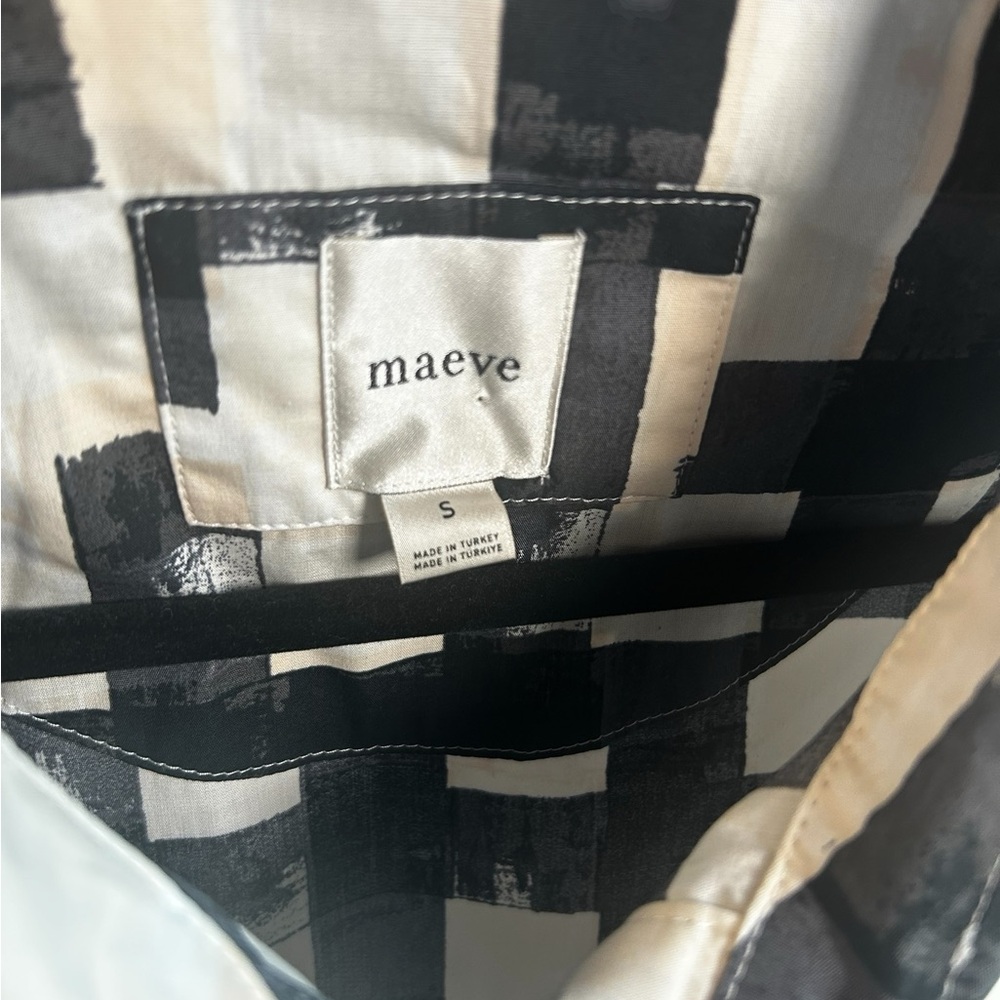 Anthropologie Maeve‎ Bettina Dress in Carbon Plaid, Worn Once - Picture 8 of 8
